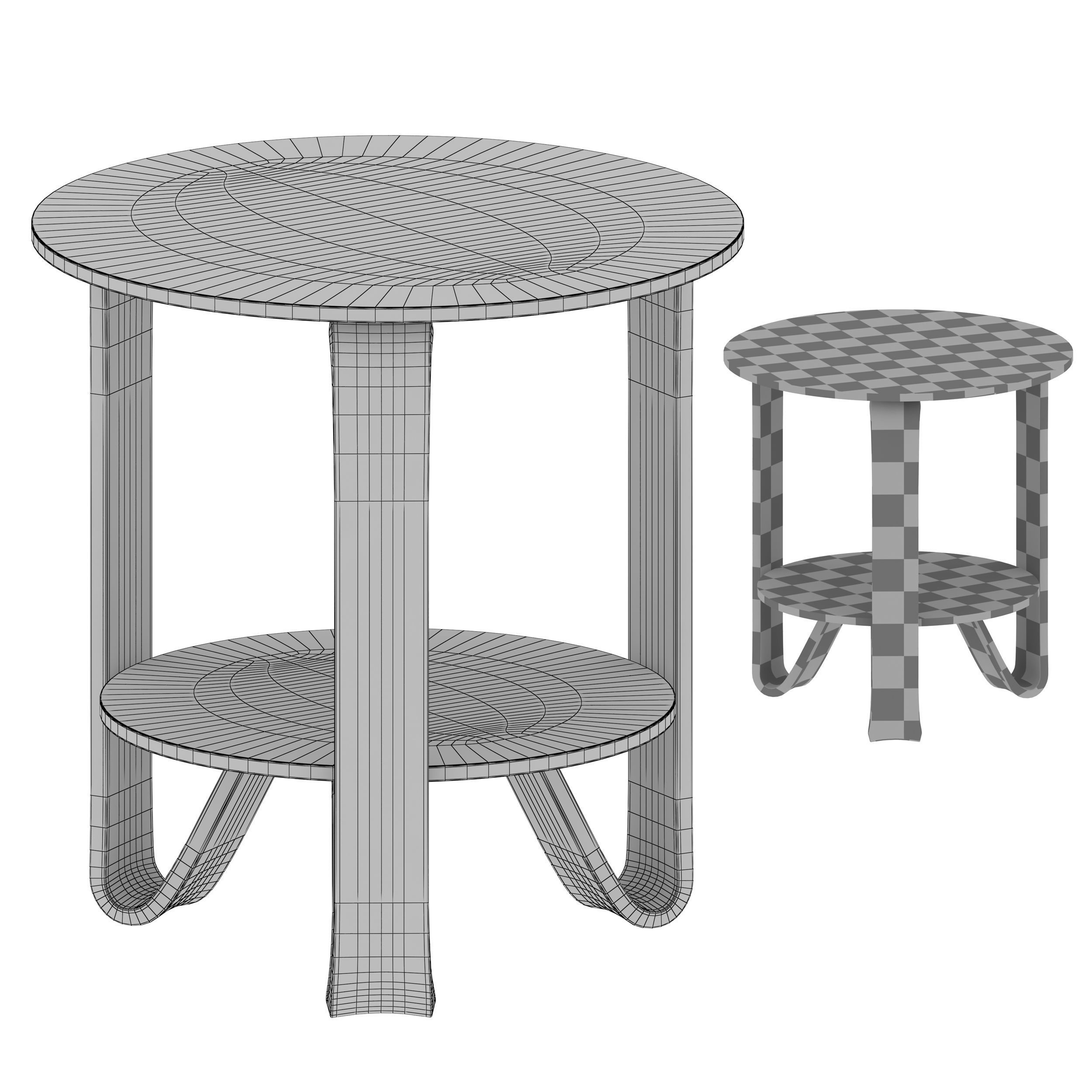 JORDAN ACCENT TABLE 3D model_6