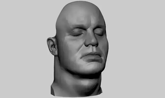 Mark Ruffalo Head 3D print model