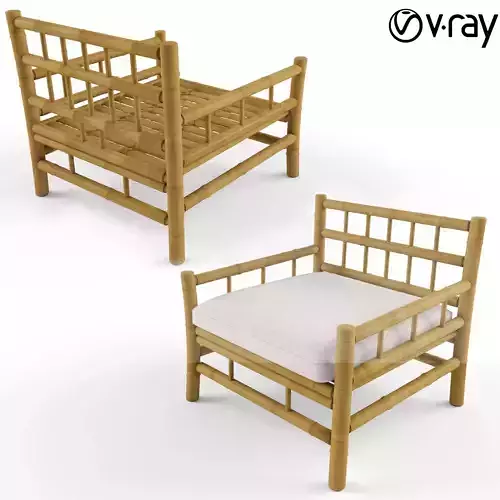 Tine K Home bamboo lounge chair