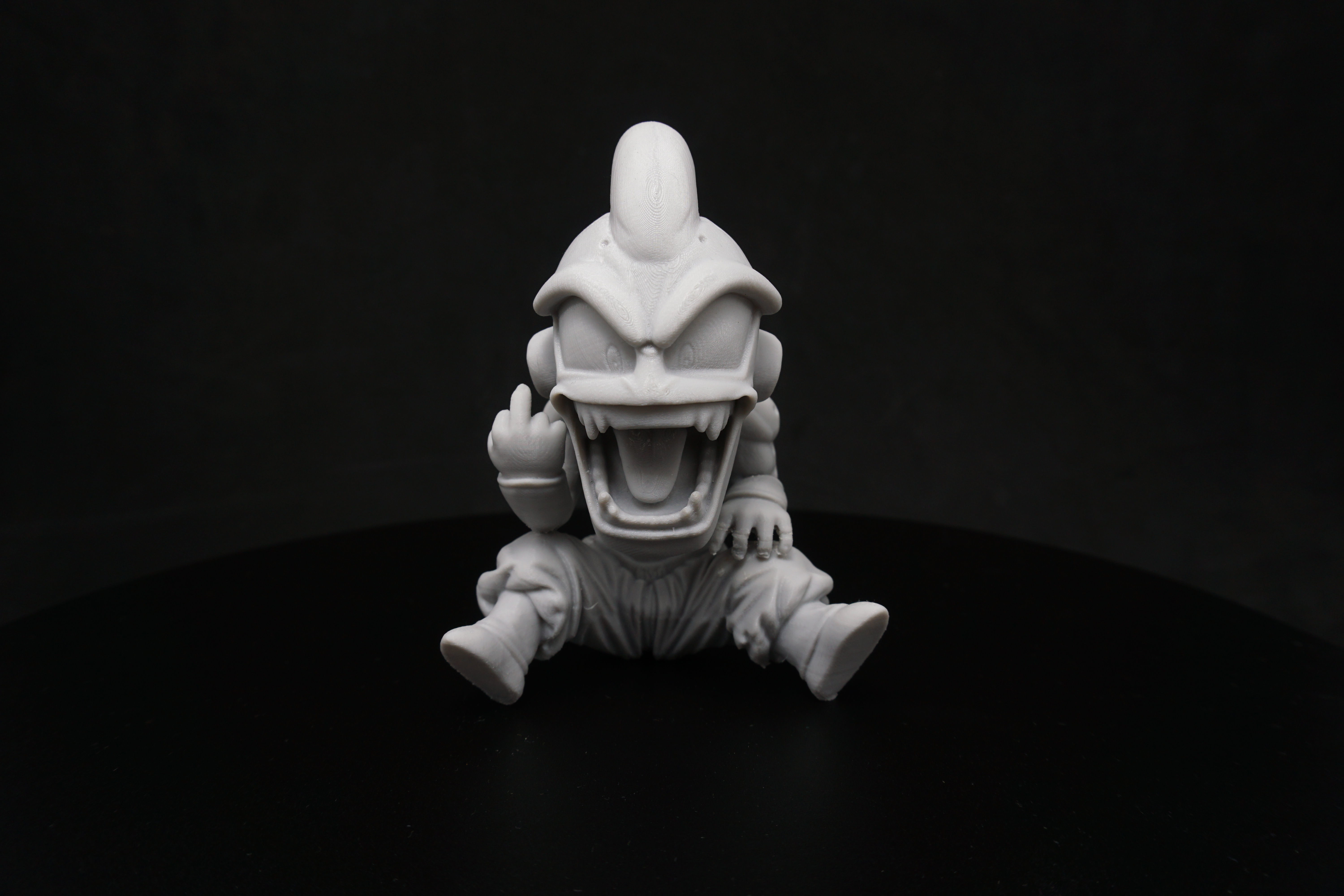  Majin Kid Buu Middle finger 3D Printed Model  3D print model_12