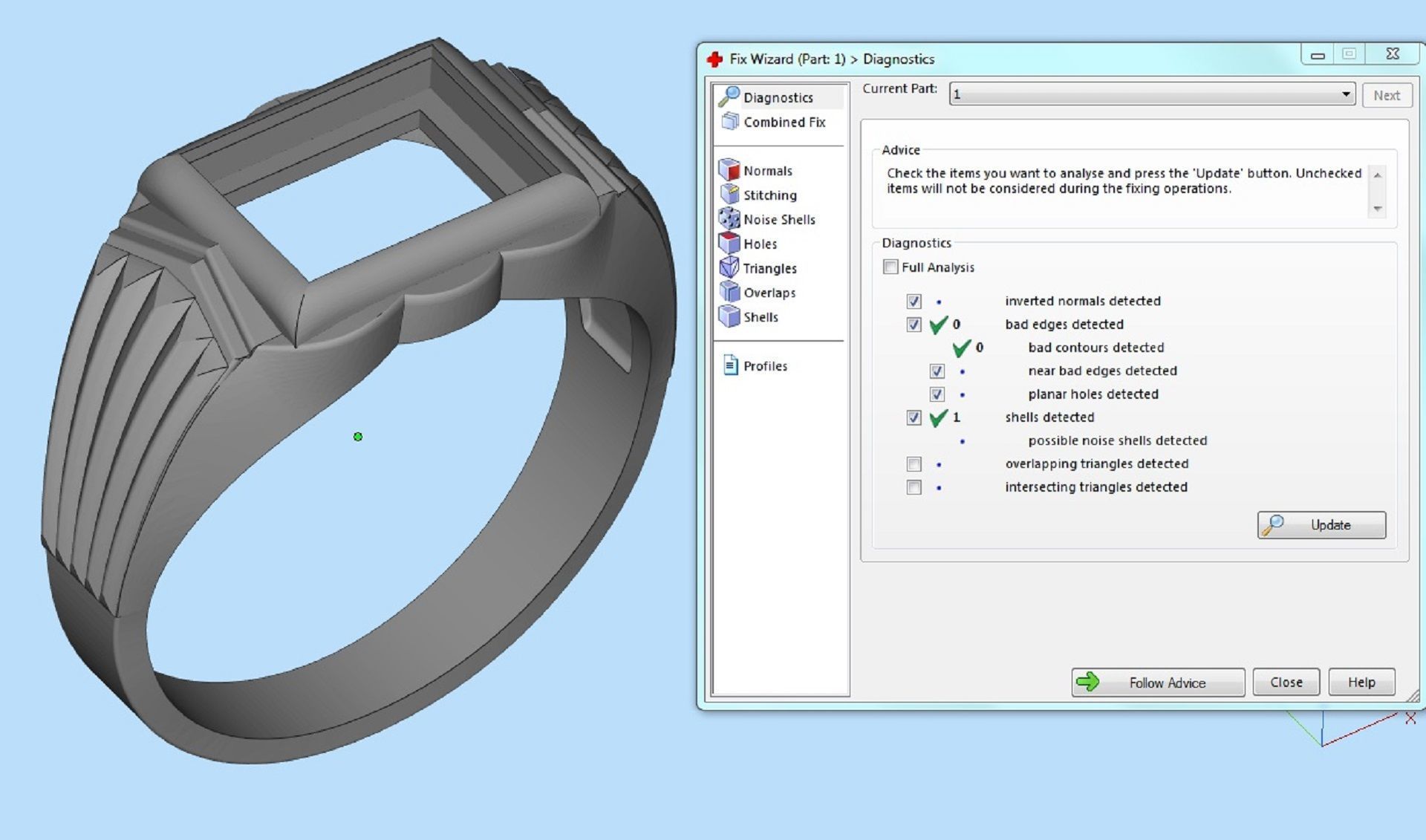 signet ring for men Two options 3D print model_6