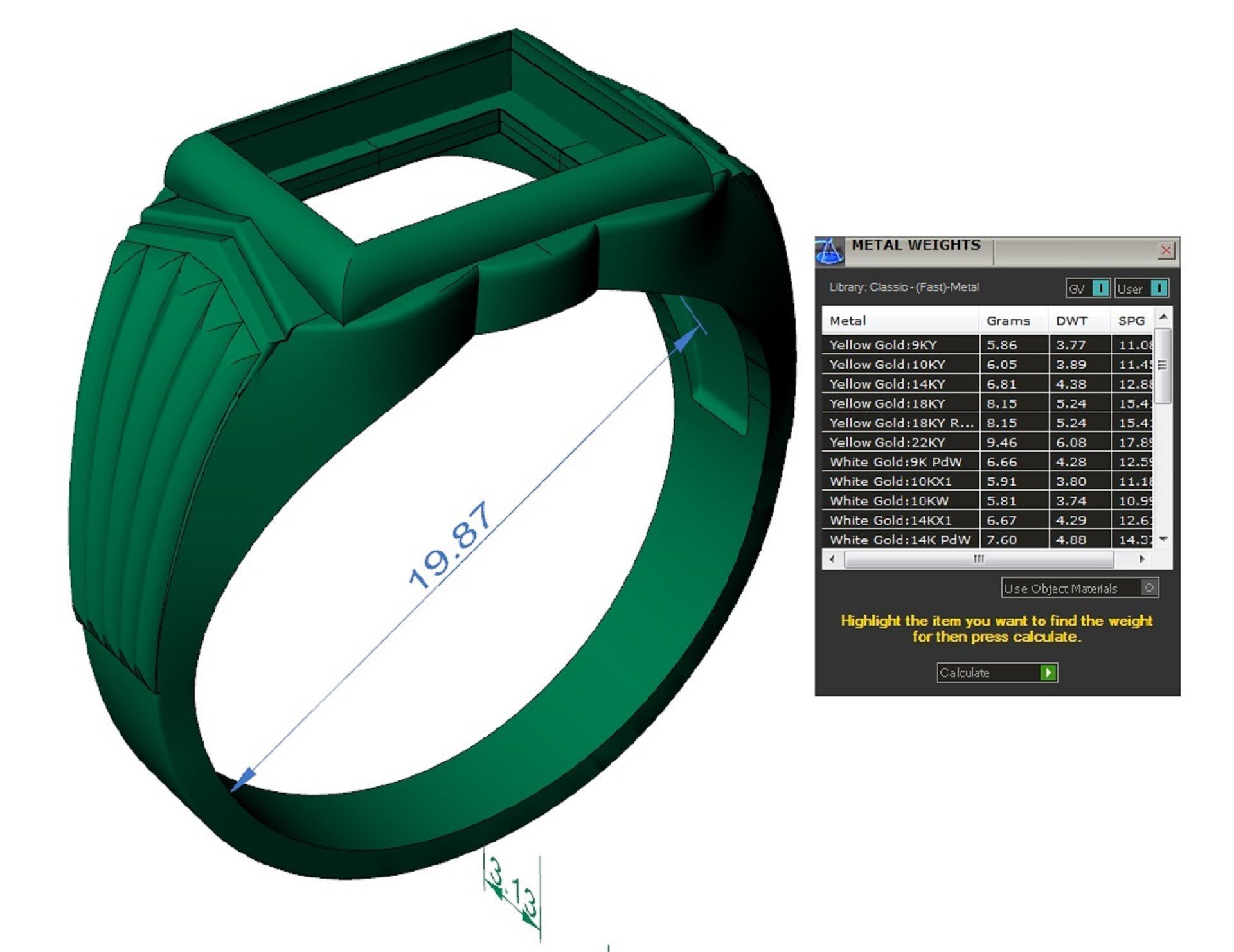 signet ring for men Two options 3D print model_5