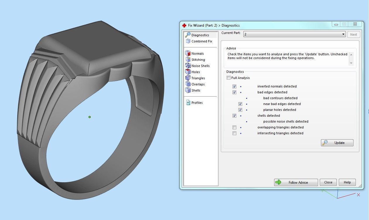 signet ring for men Two options 3D print model_7