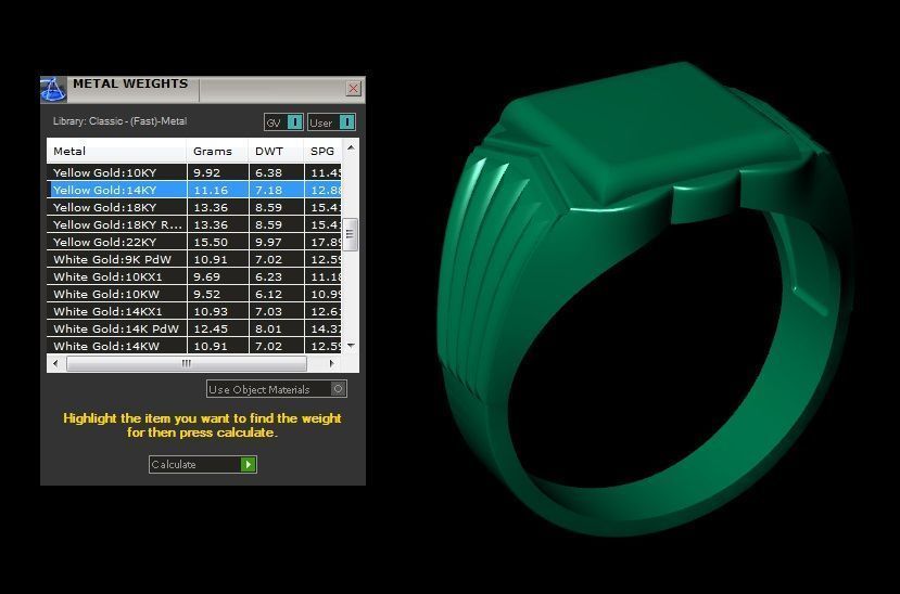 signet ring for men Two options 3D print model_10