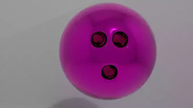 Pink Bowling Ball