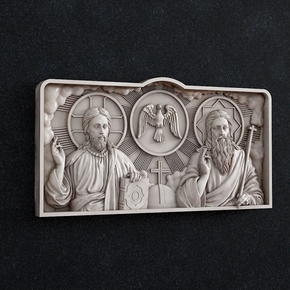 icon Holy Trinity 3D print model_1