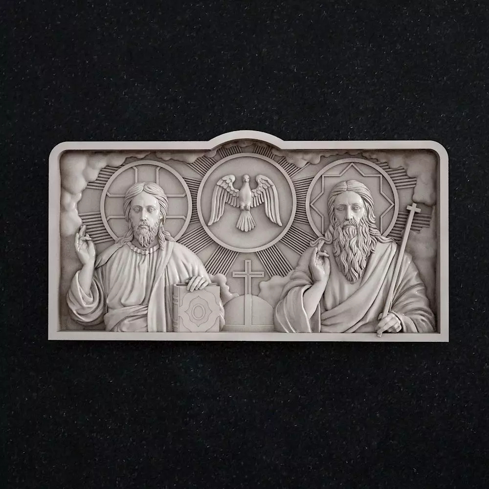 icon Holy Trinity 3D print model_0