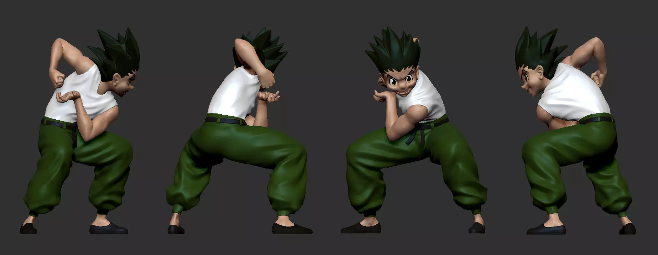 Gon Freecss Statue - Hunter x Hunter - Anime 3D print model_0