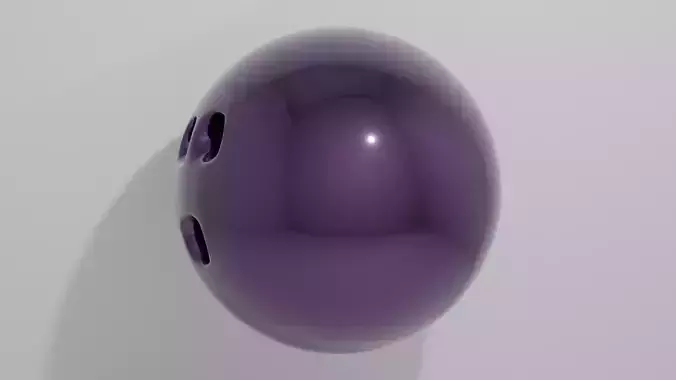 Dark Purple Bowling Ball