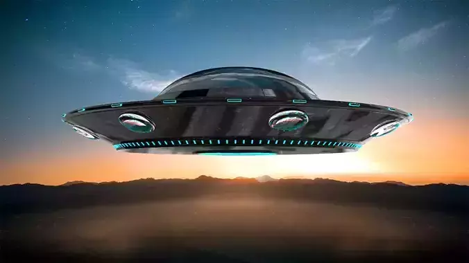UFO model and texture