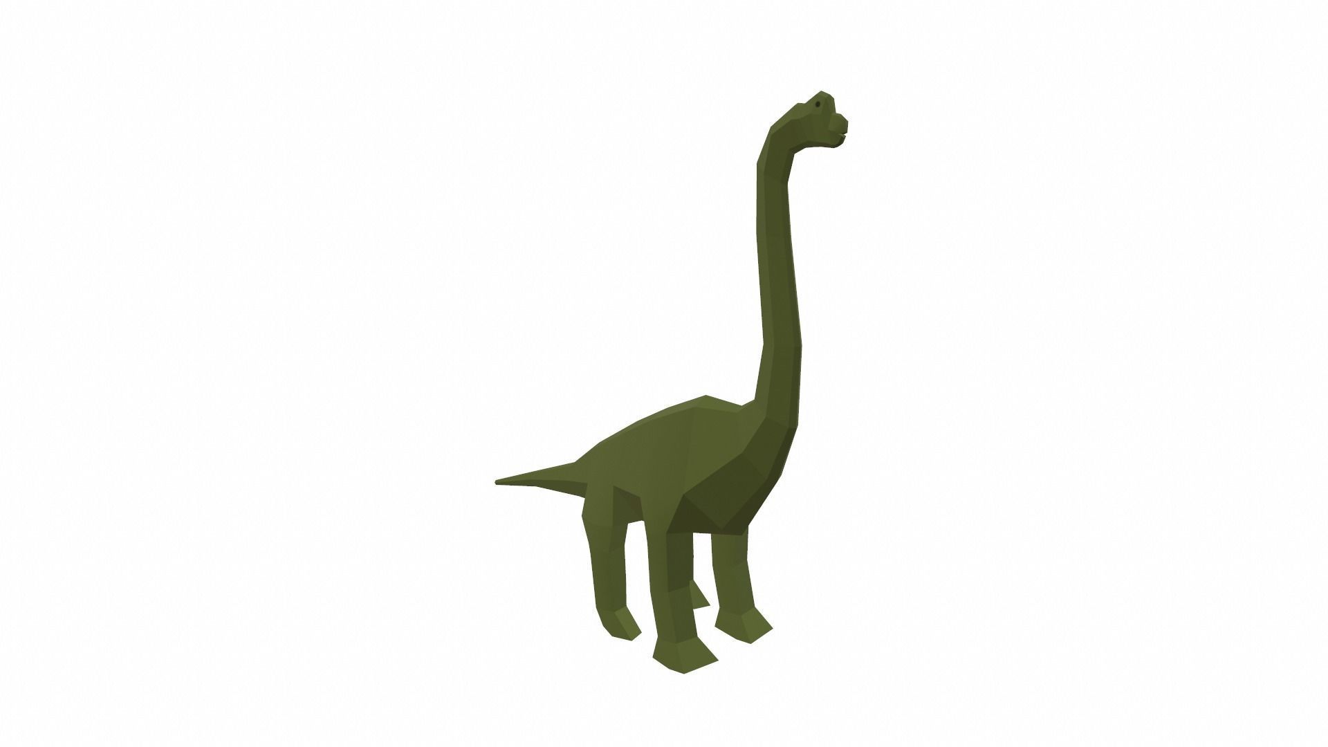 Dinosaur Brachiosaurus - 03 Low-poly 3D model_2