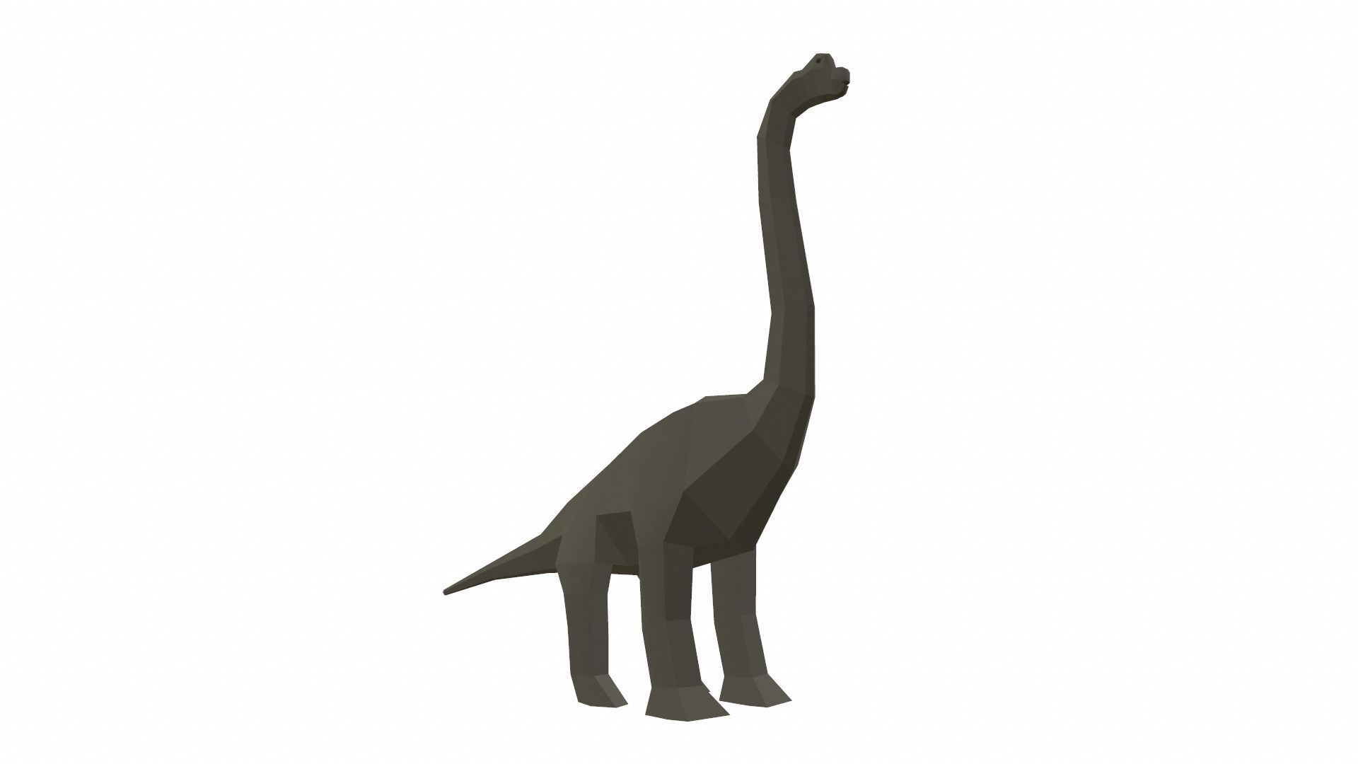 Dinosaur Brachiosaurus - 02 Low-poly 3D model_6
