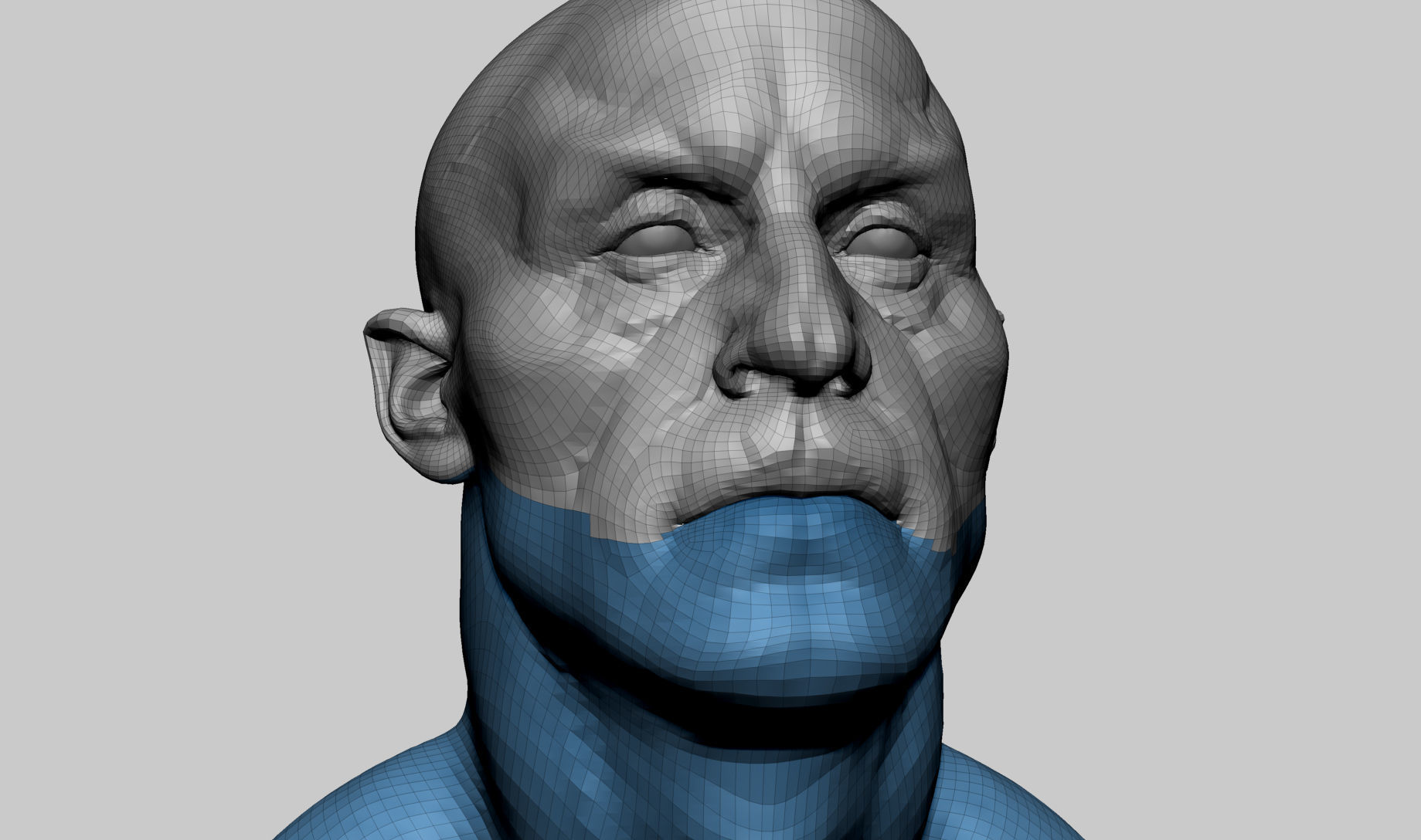 Creature Head v2 3D model_10