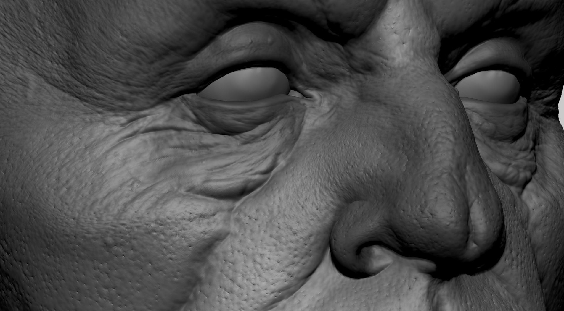 Creature Head v2 3D model_8