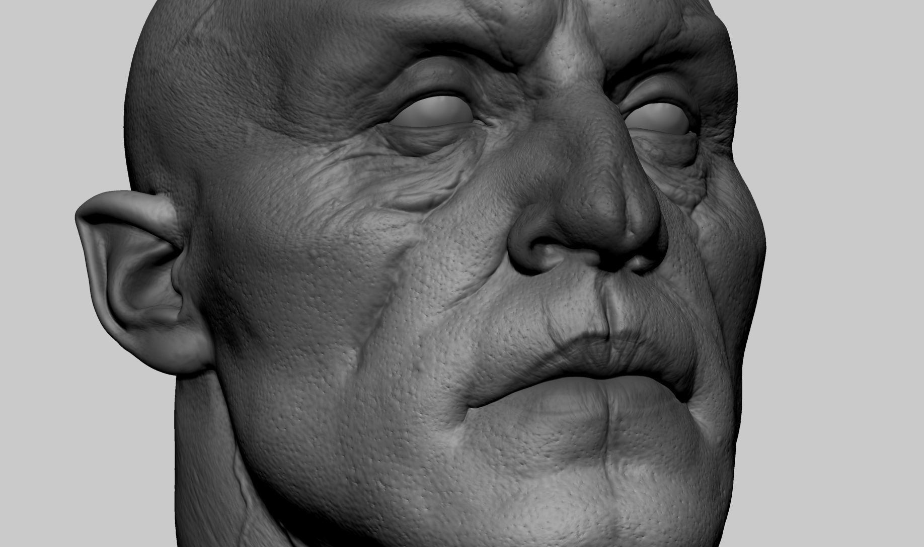 Creature Head v2 3D model_6