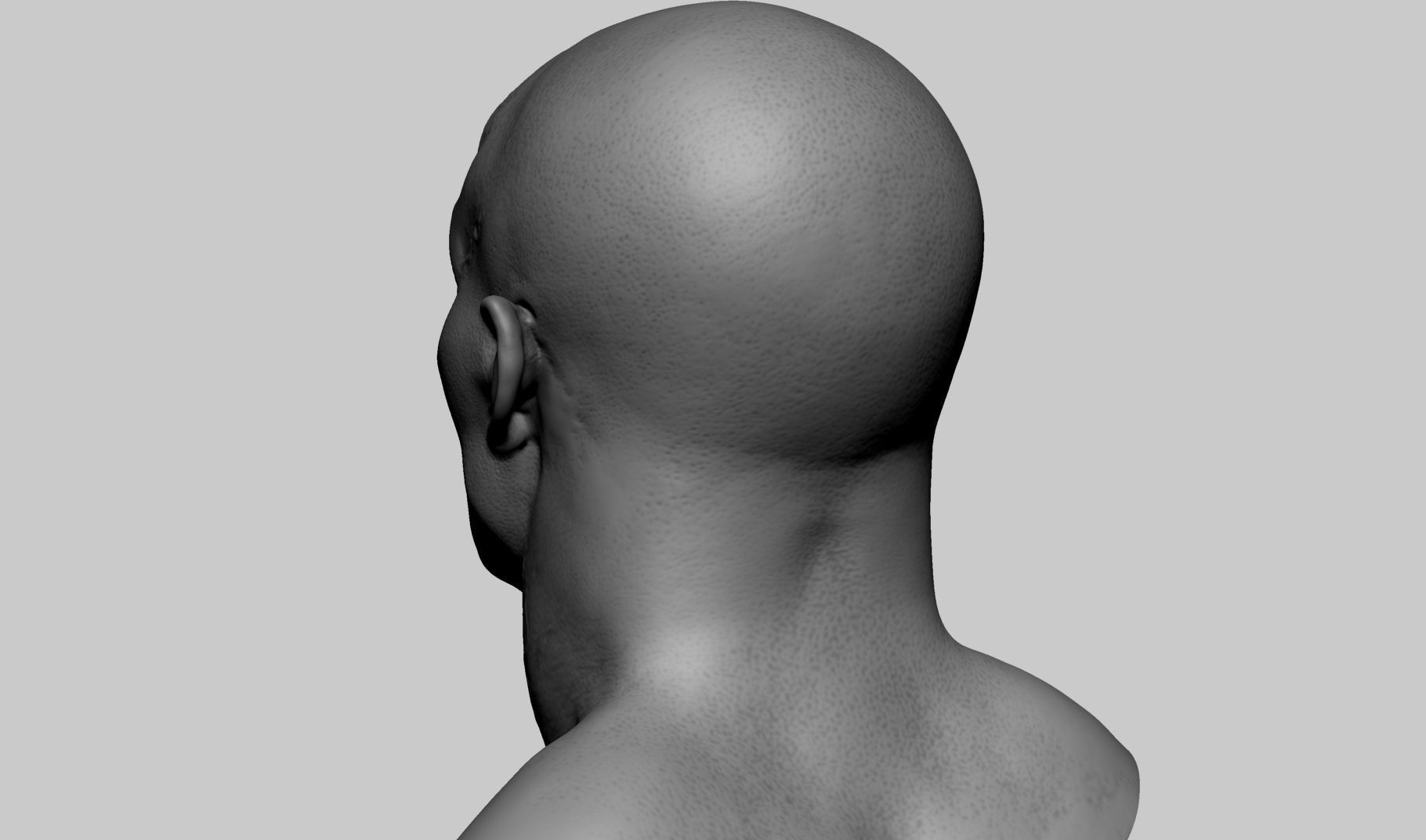 Creature Head v2 3D model_4