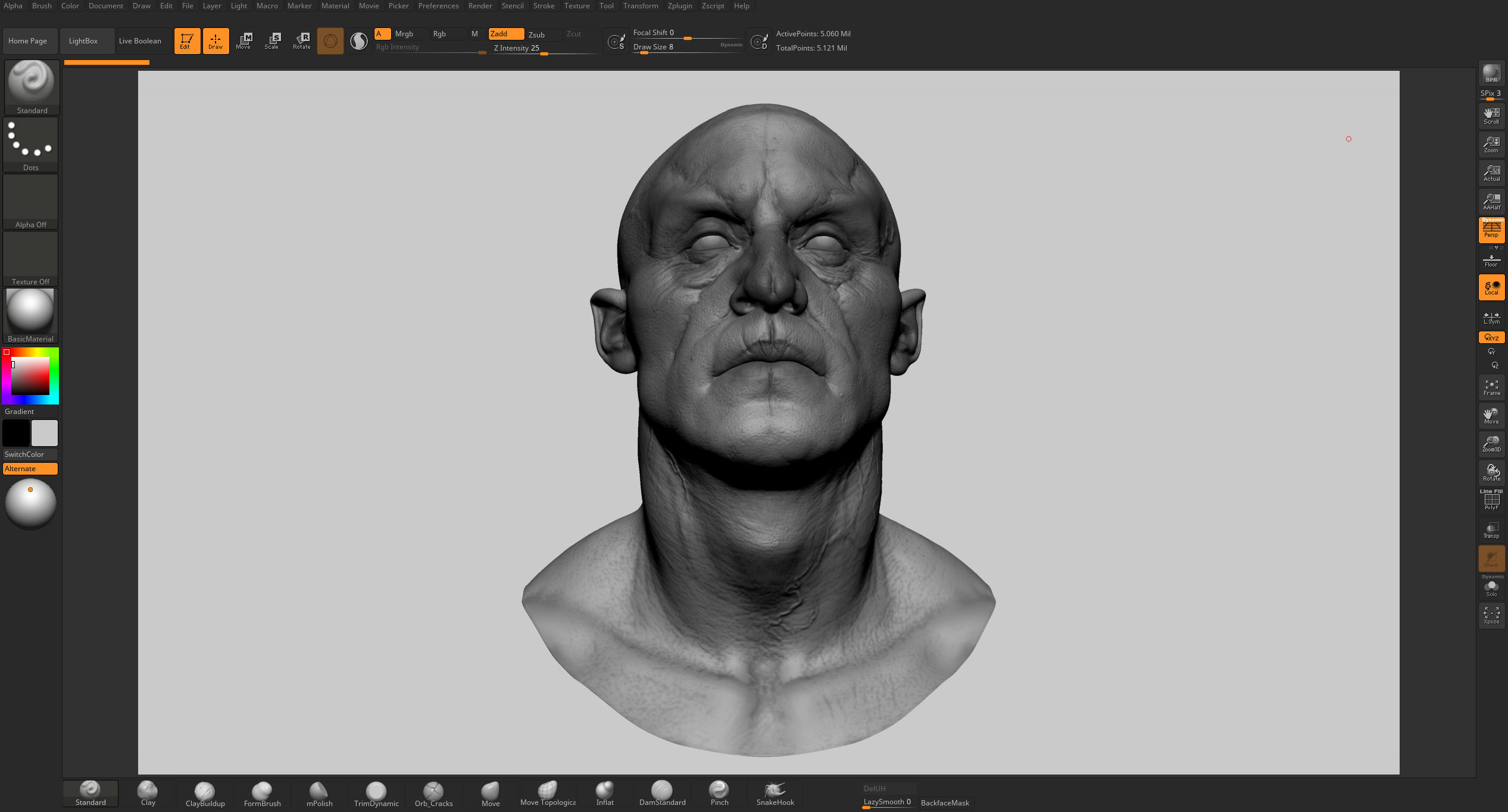 Creature Head v2 3D model_12