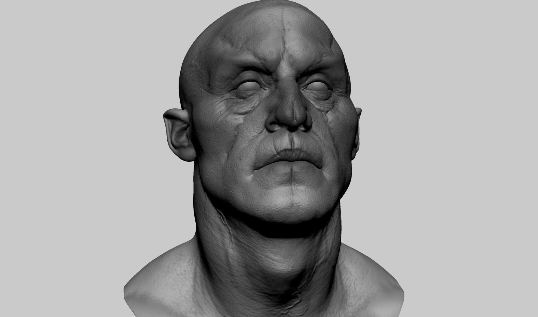 Creature Head v2 3D model_1