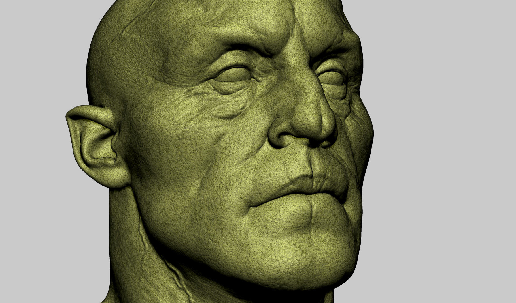Creature Head v2 3D model_11