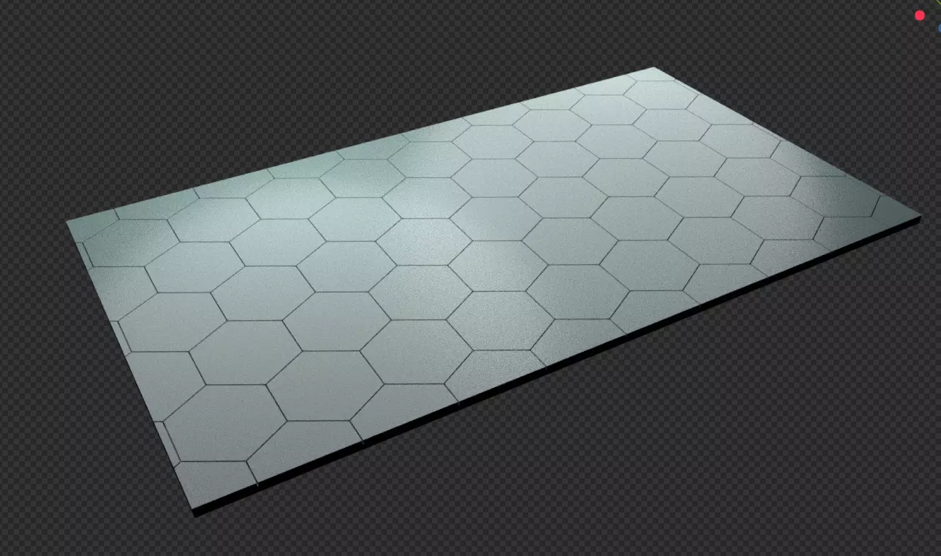 Hex Board for RPG games 3D print model_0