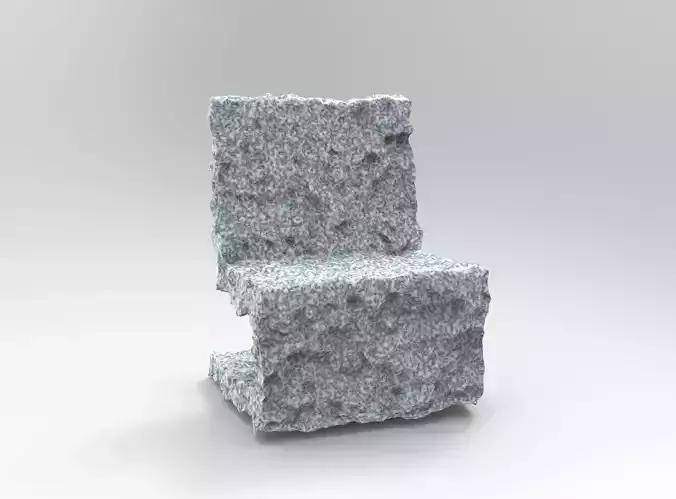Simple Seat Urban exterior 3D model