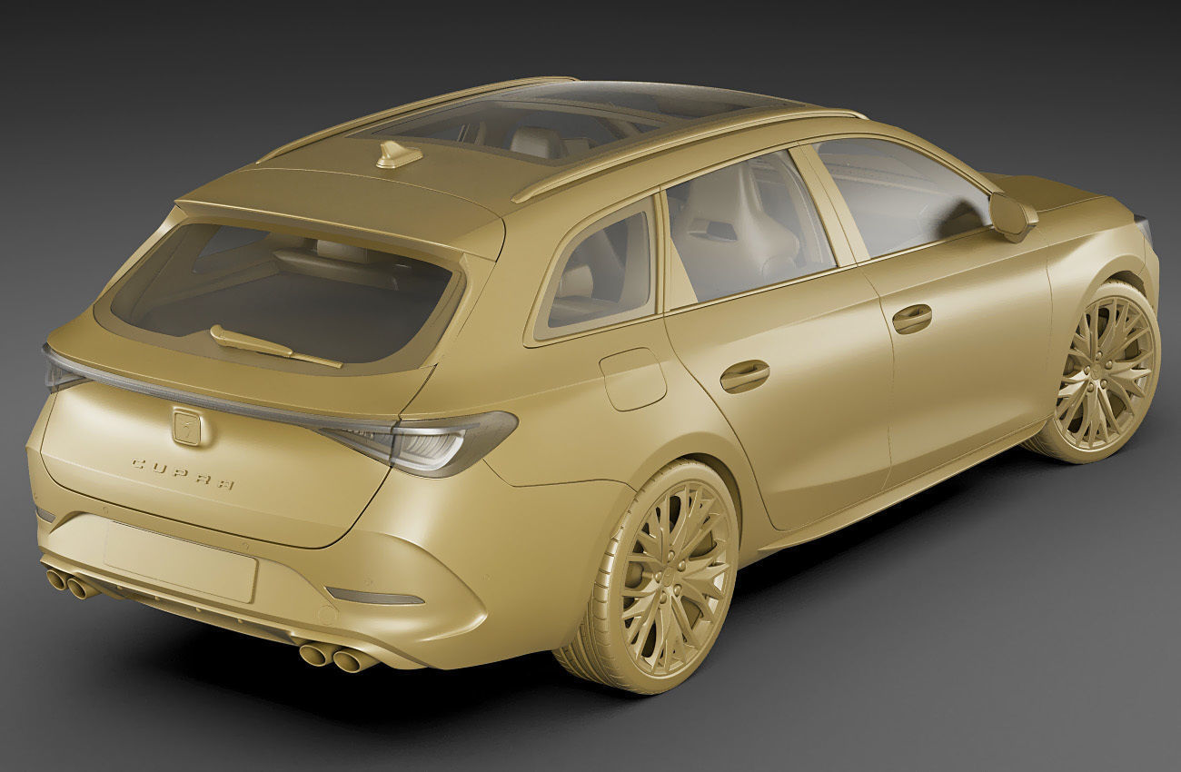 Cupra Leon Sportstourer 2021 3D model_19