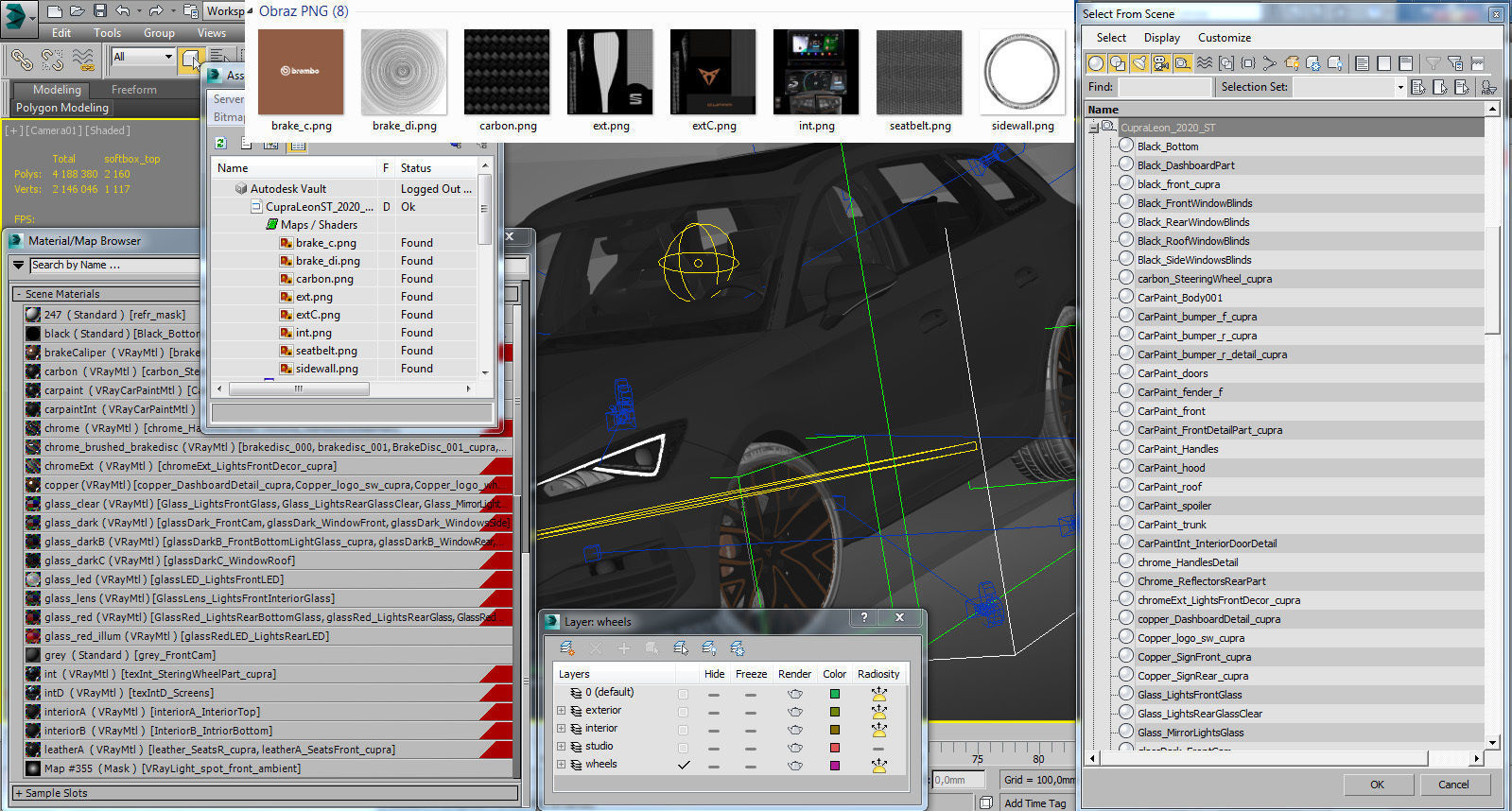 Cupra Leon Sportstourer 2021 3D model_25