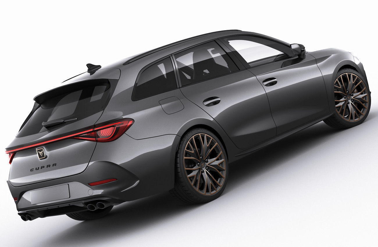 Cupra Leon Sportstourer 2021 3D model_10