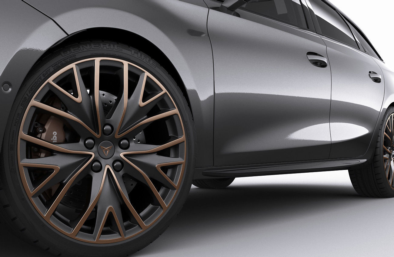 Cupra Leon Sportstourer 2021 3D model_11