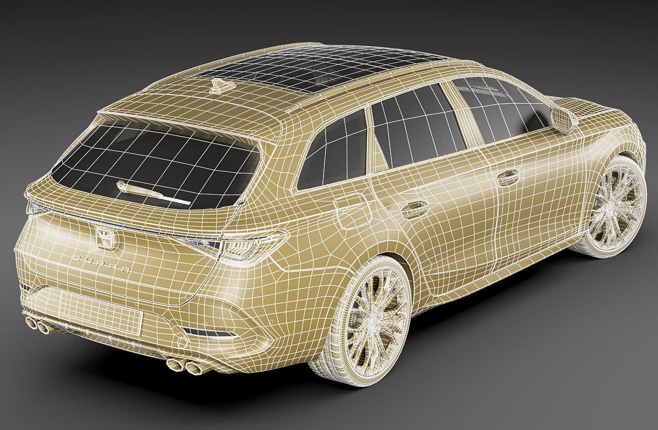 Cupra Leon Sportstourer 2021 3D model_23