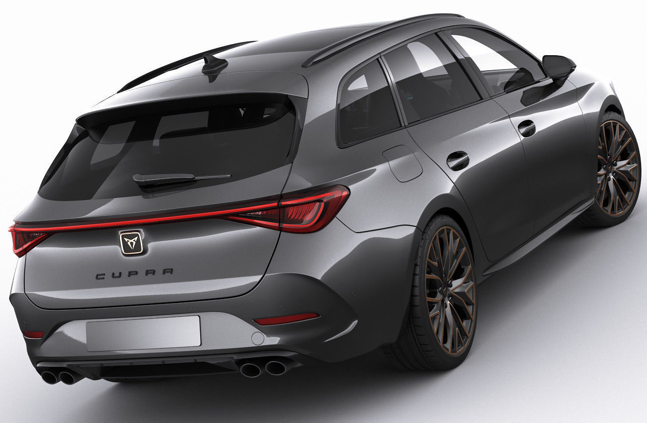 Cupra Leon Sportstourer 2021 3D model_1
