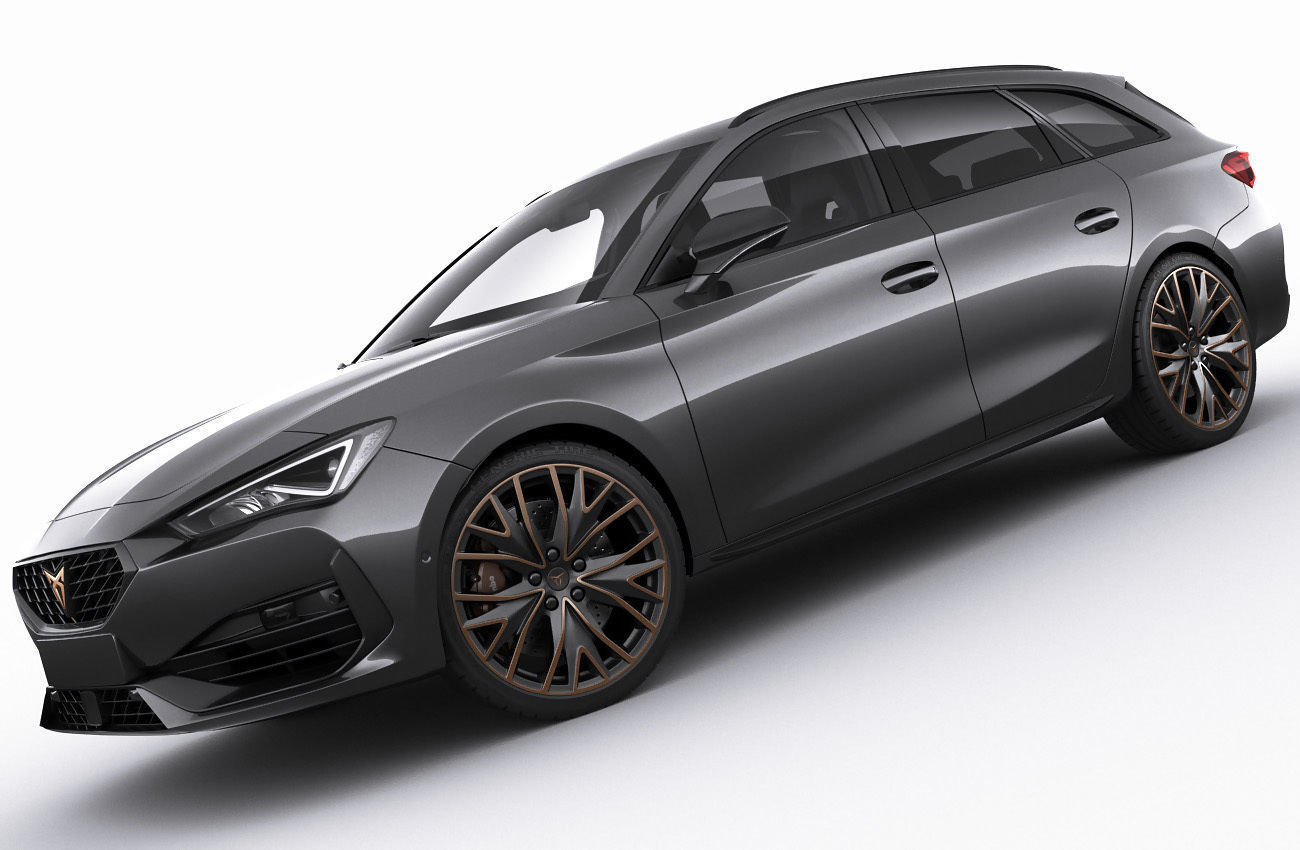 Cupra Leon Sportstourer 2021 3D model_9