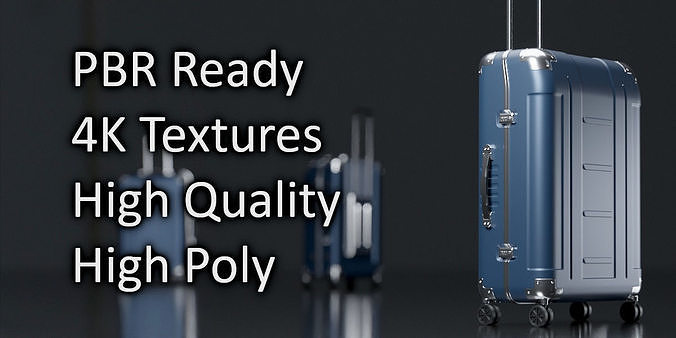 Carry-on luggage 3D model