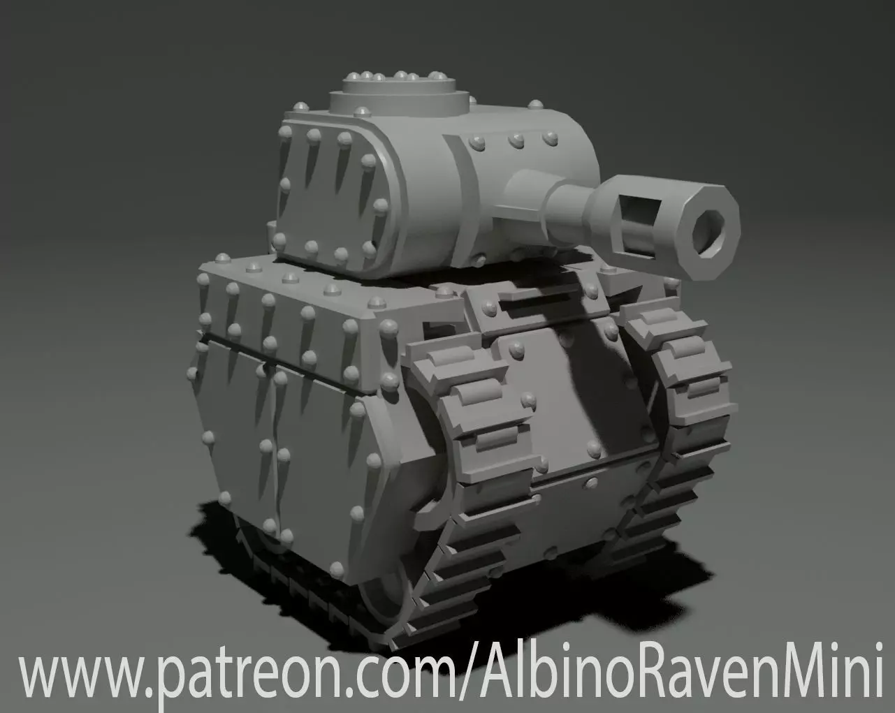 Grot tank 3D print model