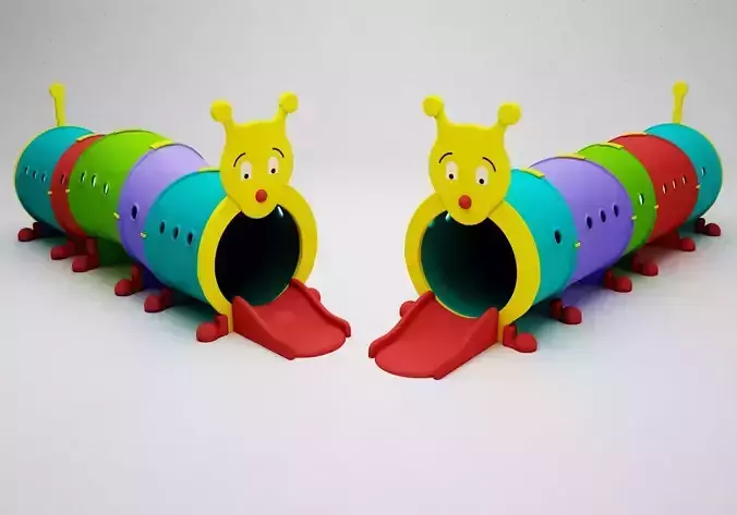CATERPILLAR CHILDREN PLAY PROPS