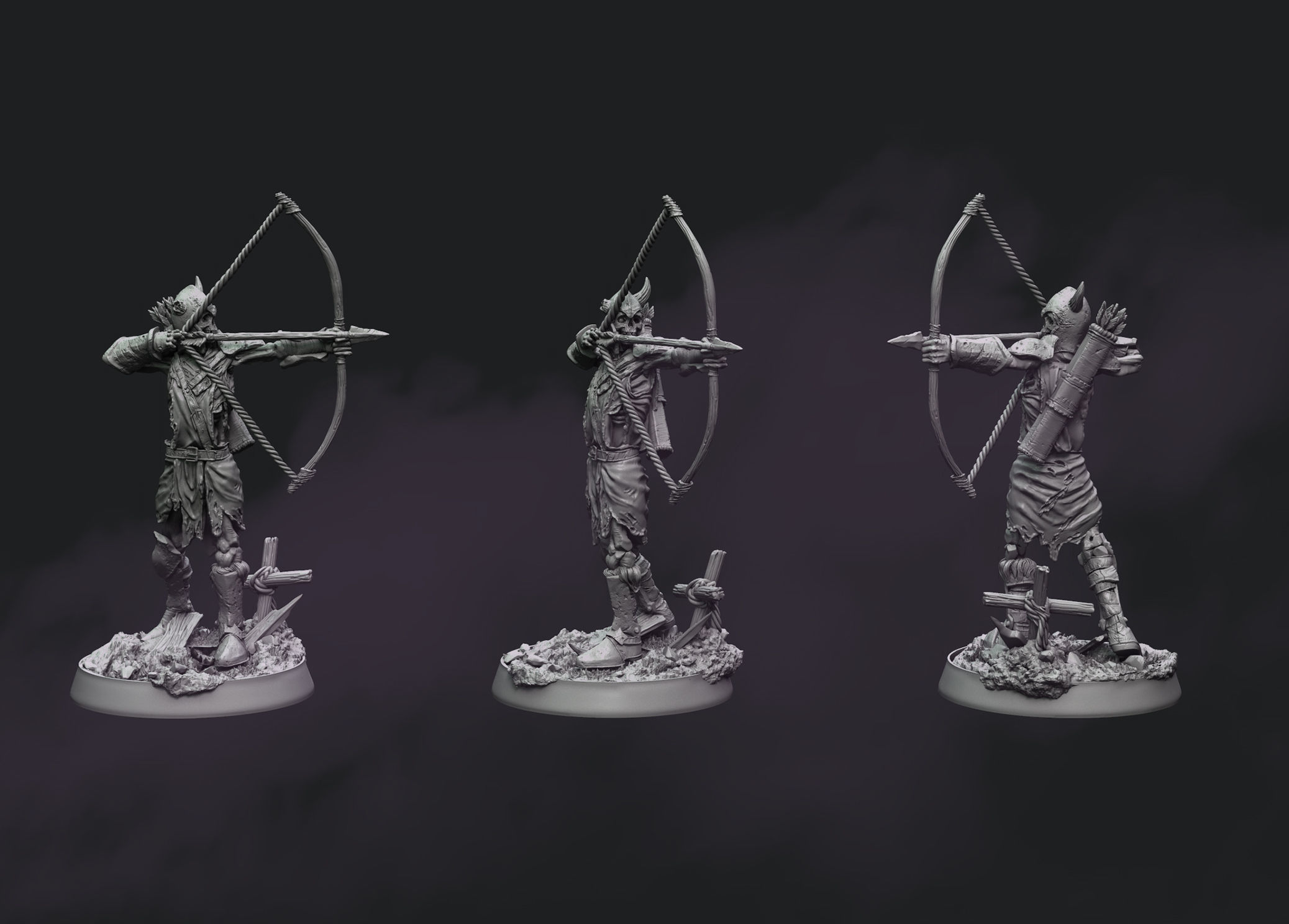 UNDEAD ARCHER 3D print model_3