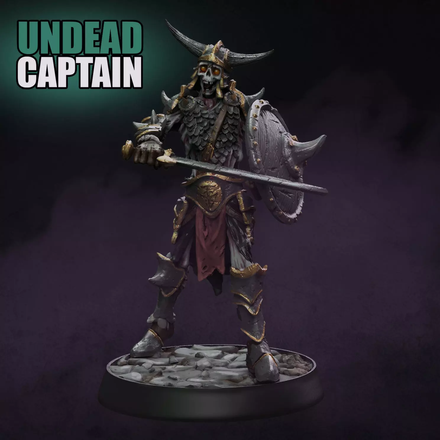 UNDEAD CAPTAIN 3D print model_0