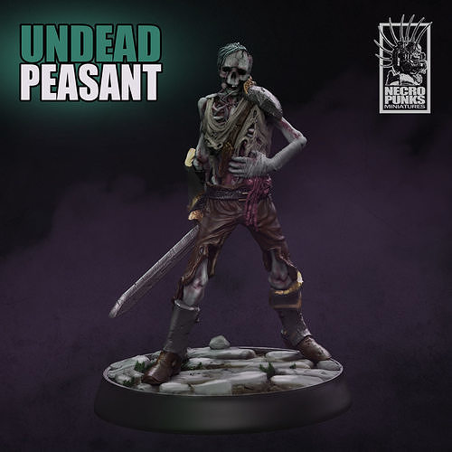 UNDEAD PESANT 3D print model