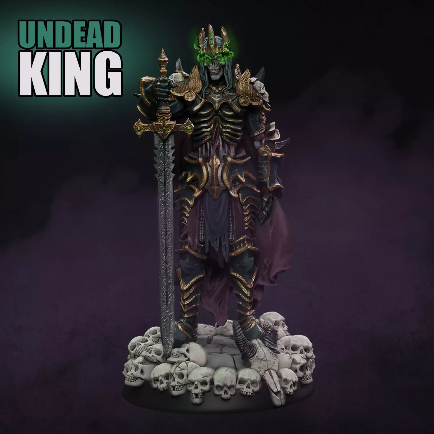UNDEAD KING 3D print model_0
