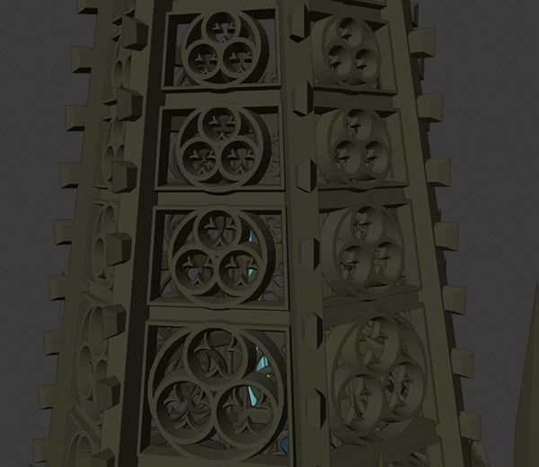 Ultimate Gothic Cathedral 3D model_9