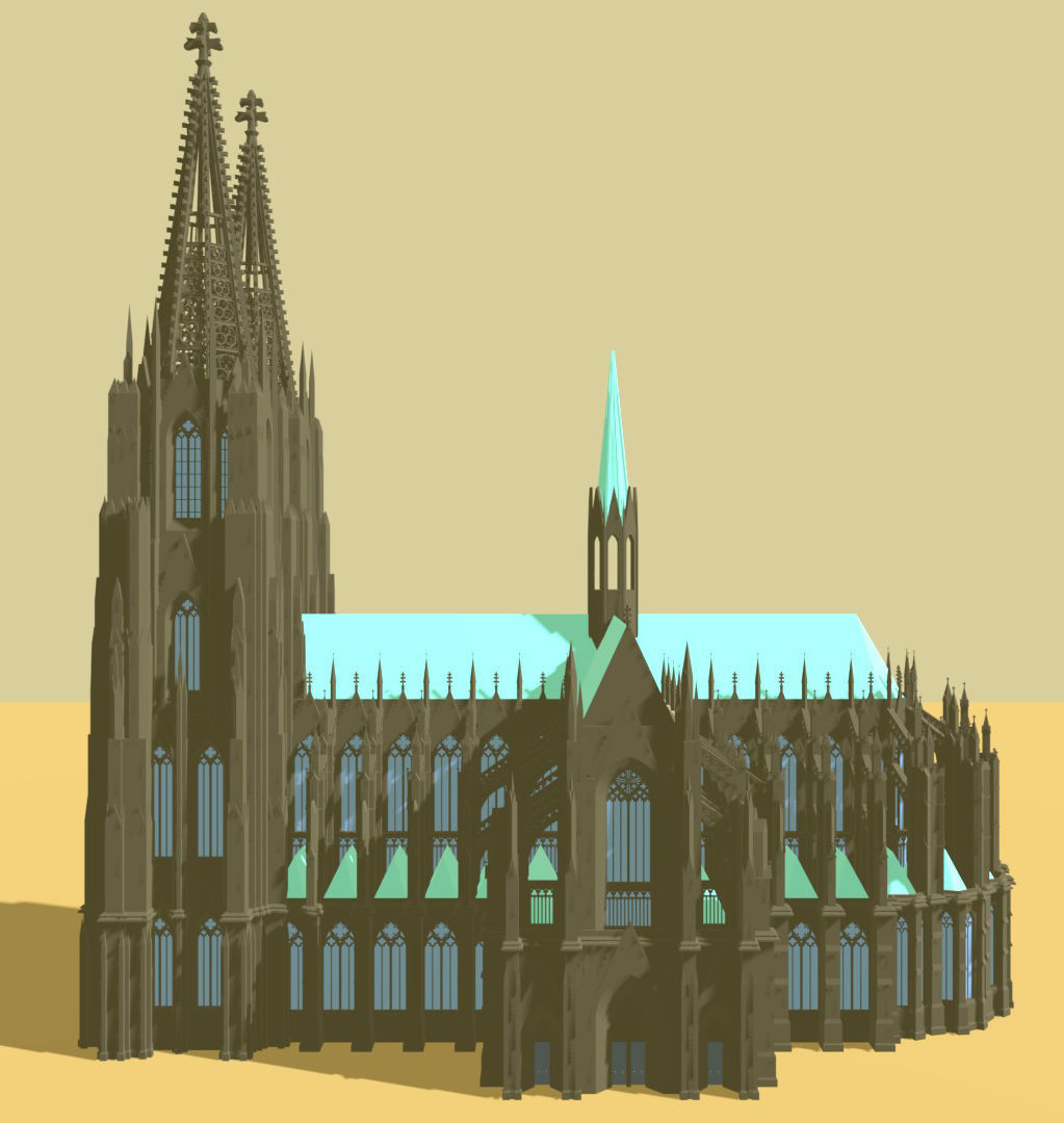 Ultimate Gothic Cathedral 3D model_1
