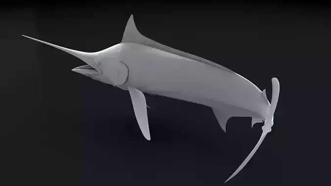 Stripped Marlin 3D Printable 3D print model