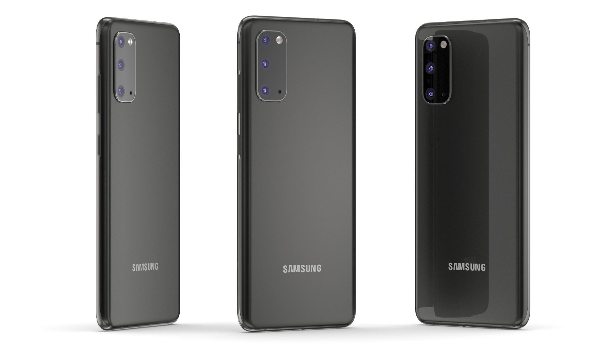 Samsung Glaxy S20 All Colors 3D model_29