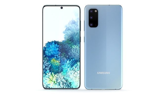 Samsung Galaxy S20 Cloud Blue 3D model
