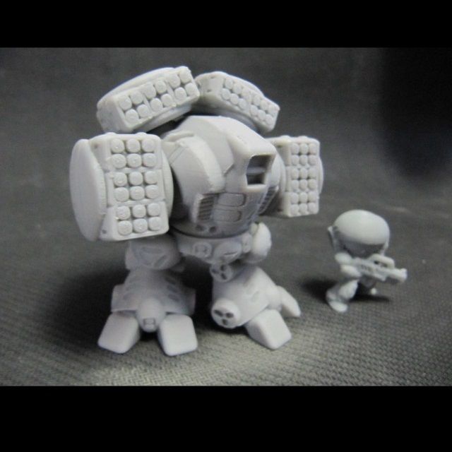 CHIBI-TECH SD - MML-12 3x4 ML POD          3D print model_6