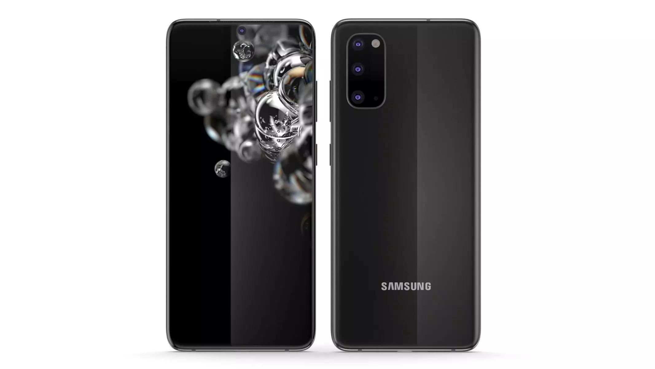Samsung Galaxy S20 Cosmic Black 3D model