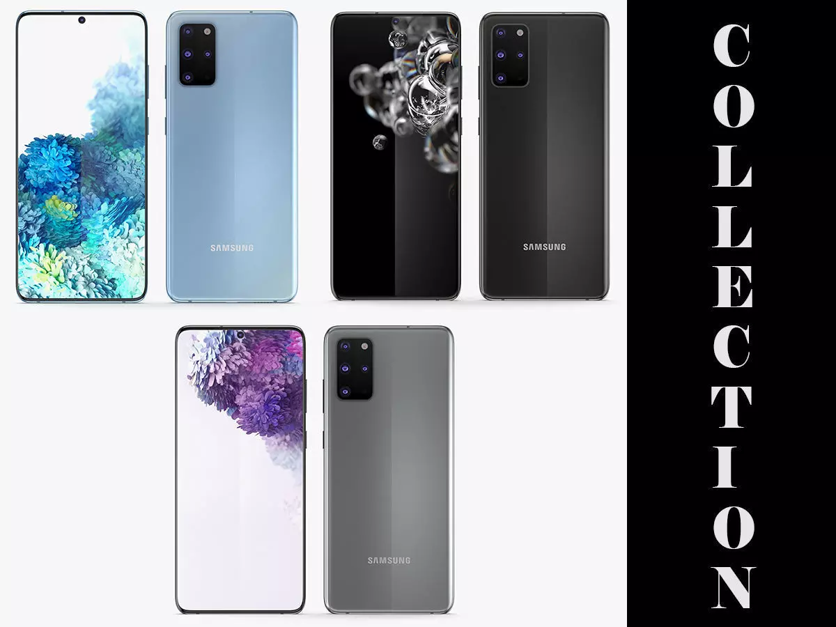 Samsung Galaxy S20 Plus All Colors 3D model