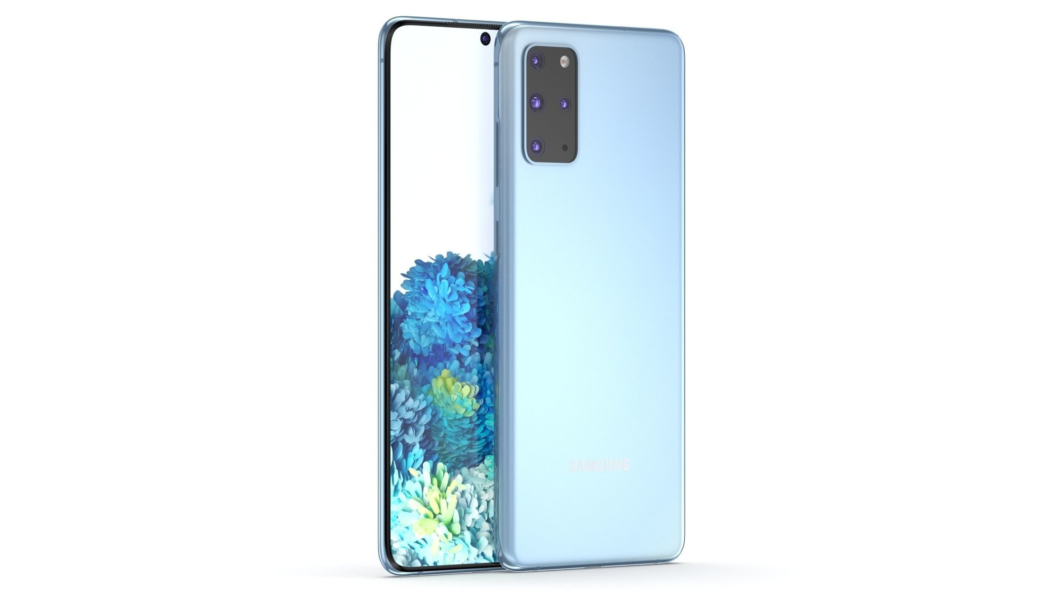 Samsung Galaxy S20 Plus Clound Blue 3D model_1