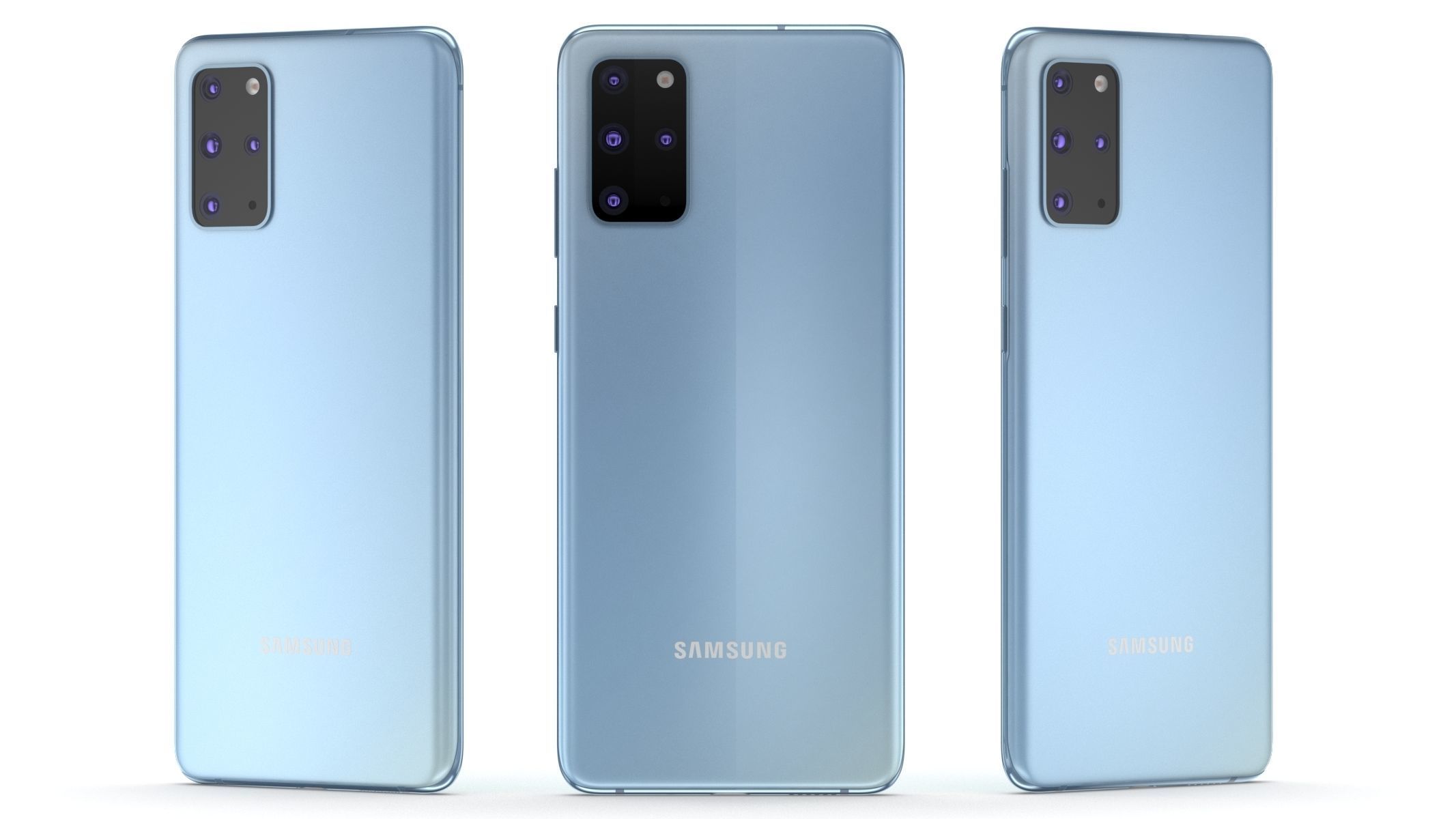 Samsung Galaxy S20 Plus Clound Blue 3D model_7