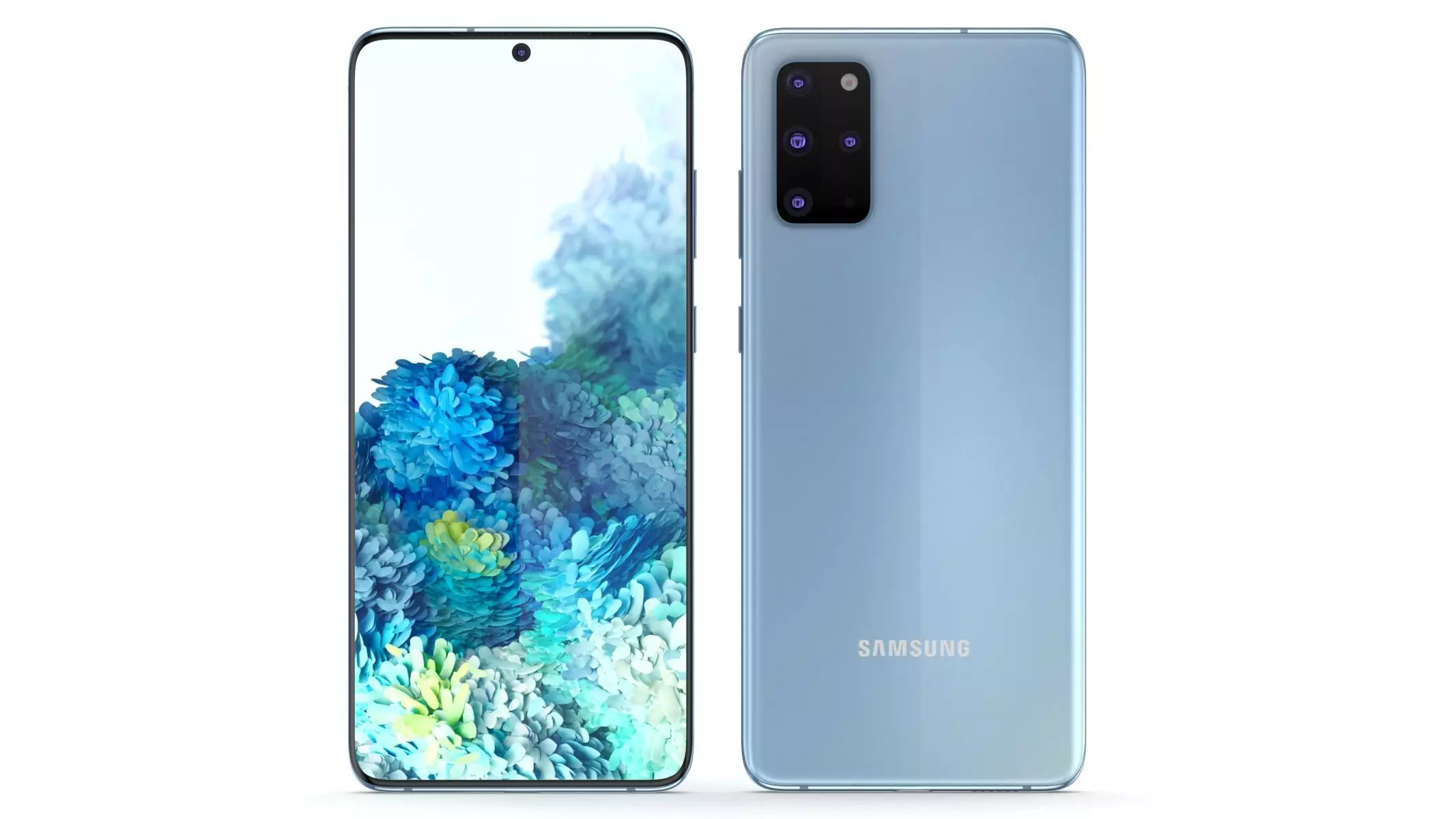Samsung Galaxy S20 Plus Clound Blue 3D model_0